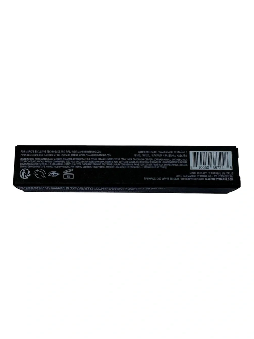MAKEUP BY MARIO Volumizing Master Mascara in Super Black Full Size NIB